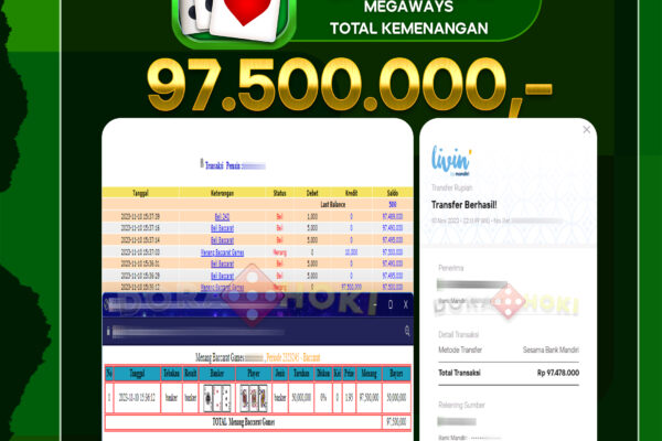 Livecasino Baccarat Rp.97.500.000