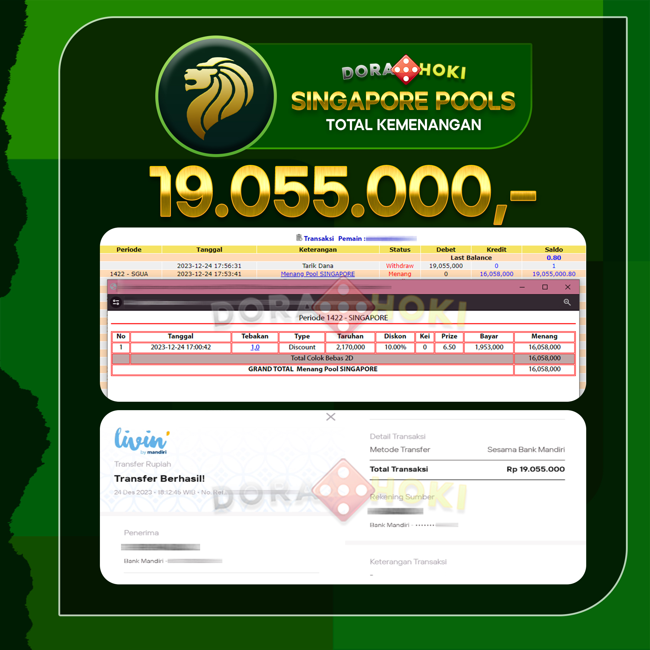 BUKTI JP TOGEL SINGAPORE 16JTA