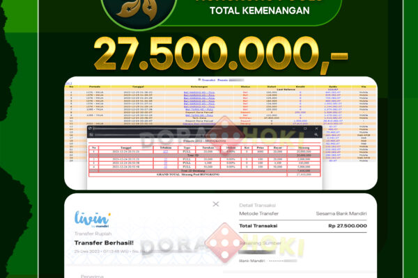 Bukti Jp Togel Hongkong 27JTA