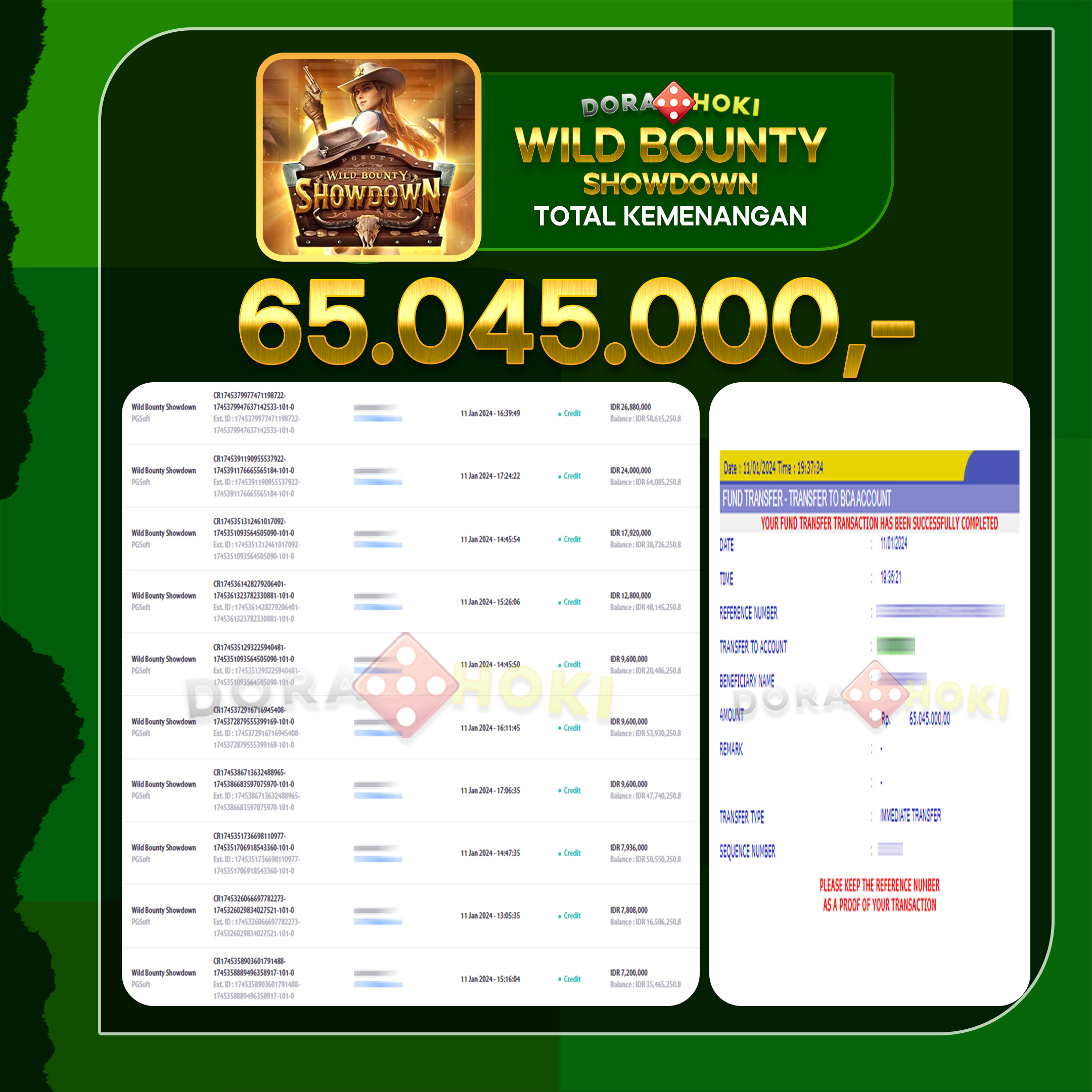 Wild Bounty Showdown Rp.65.045.000