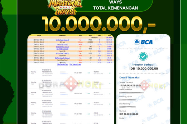 Mahjong Ways 10.000.000