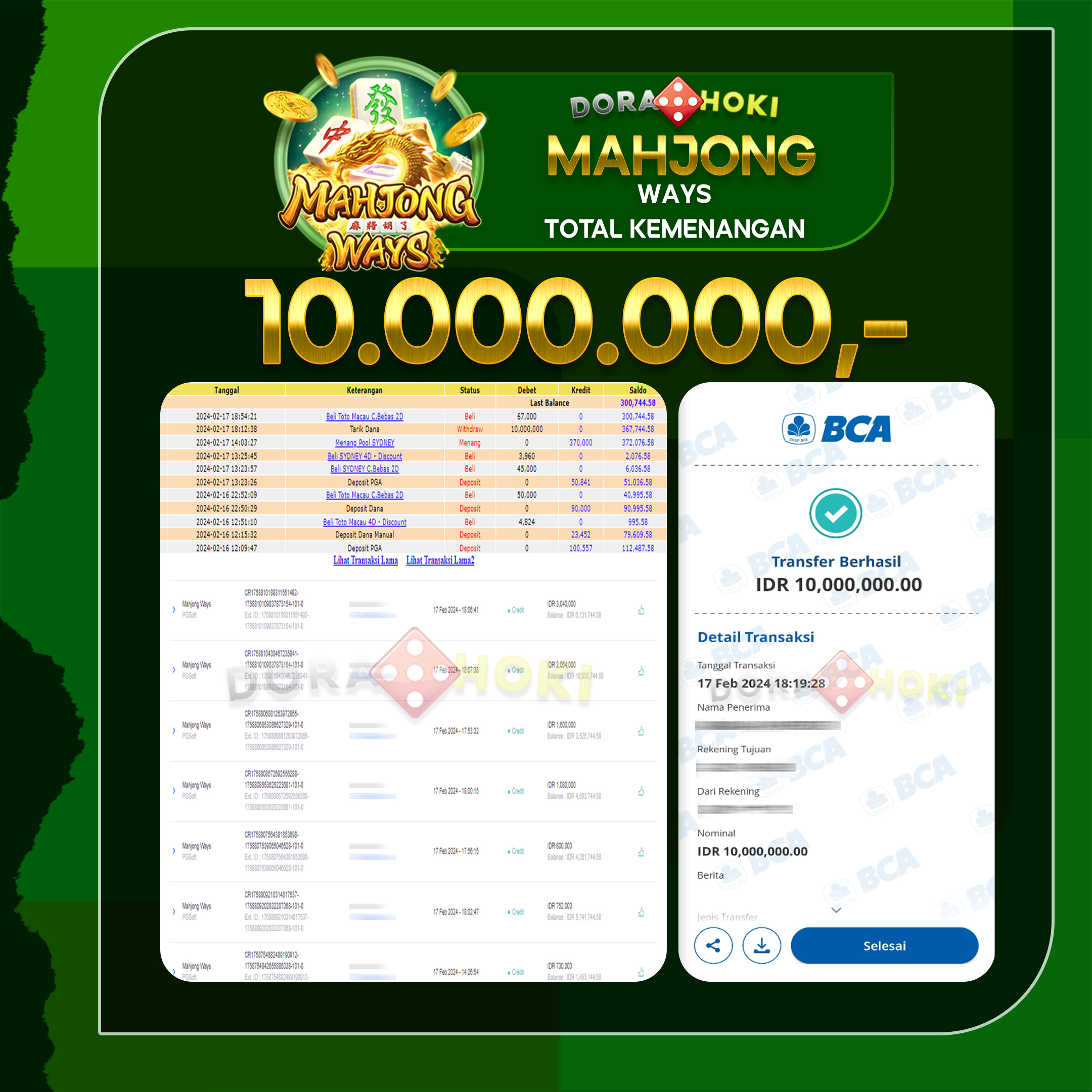 Mahjong Ways 10.000.000