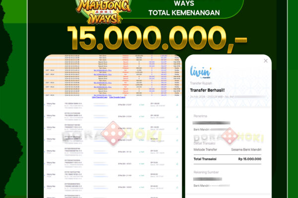 Mahjong Ways 15.000.000