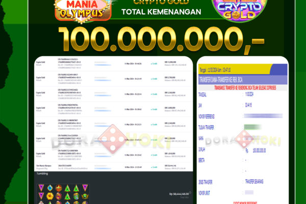 Mania Olympus Crypto Gold 100.000.000