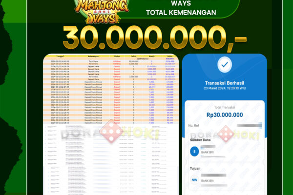 Mahjong Ways 30.000.000