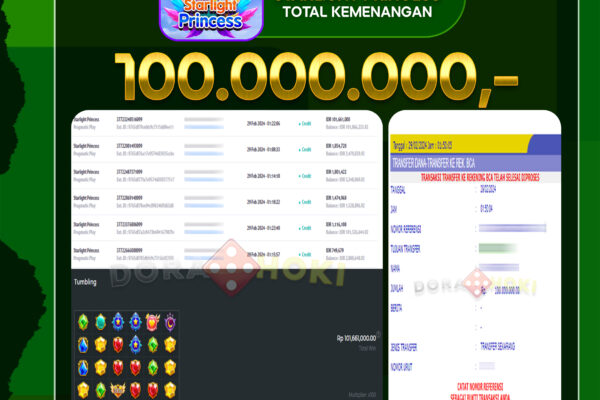 Starlight Princess 100.000.000