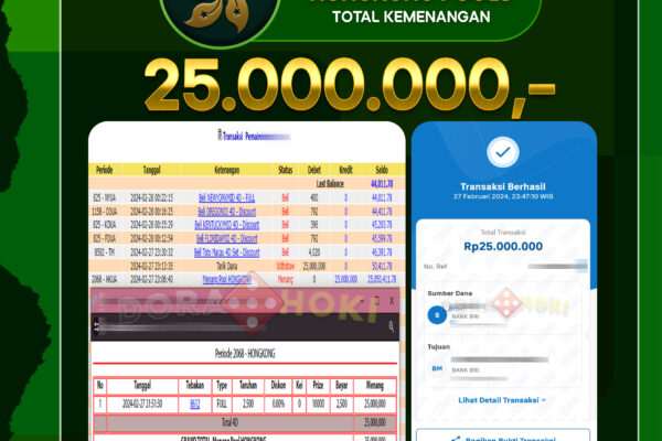 TOGEL HONGKONG 25.000.000