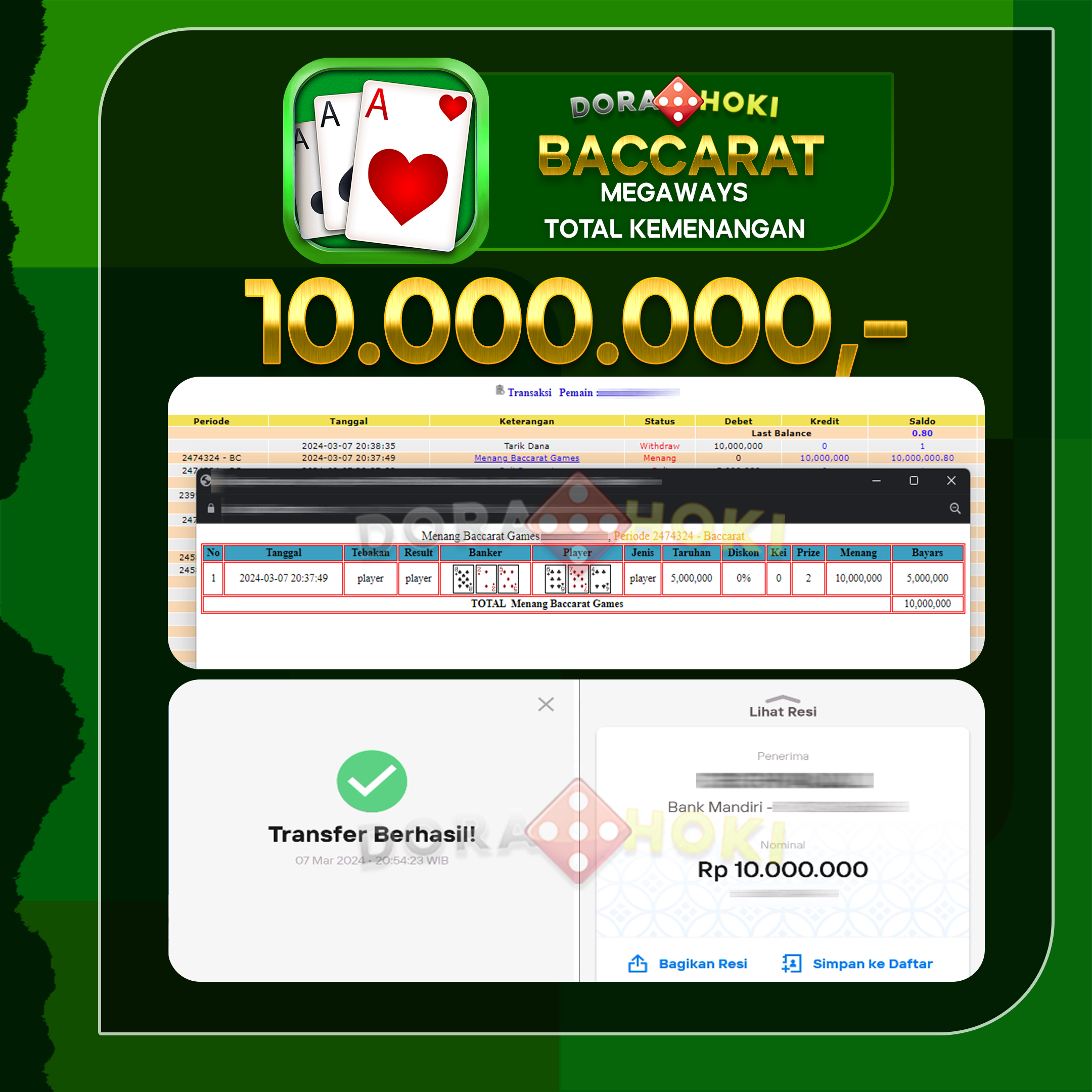 Baccarat Megaways 10.000.000