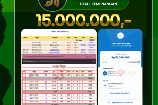 TOGEL HONGKONG 15.000.000