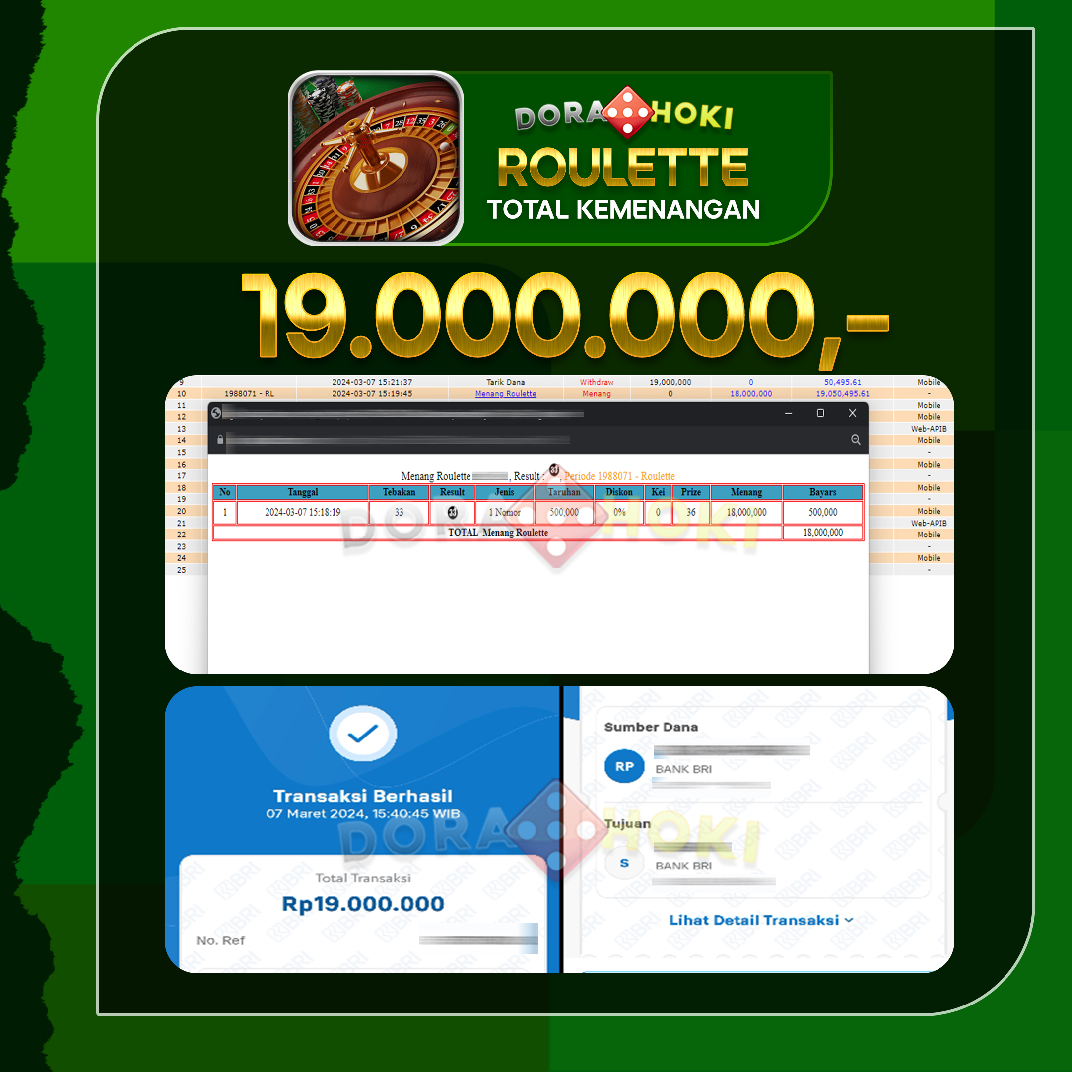 LIVECASINO ROULETTE 19.000.000