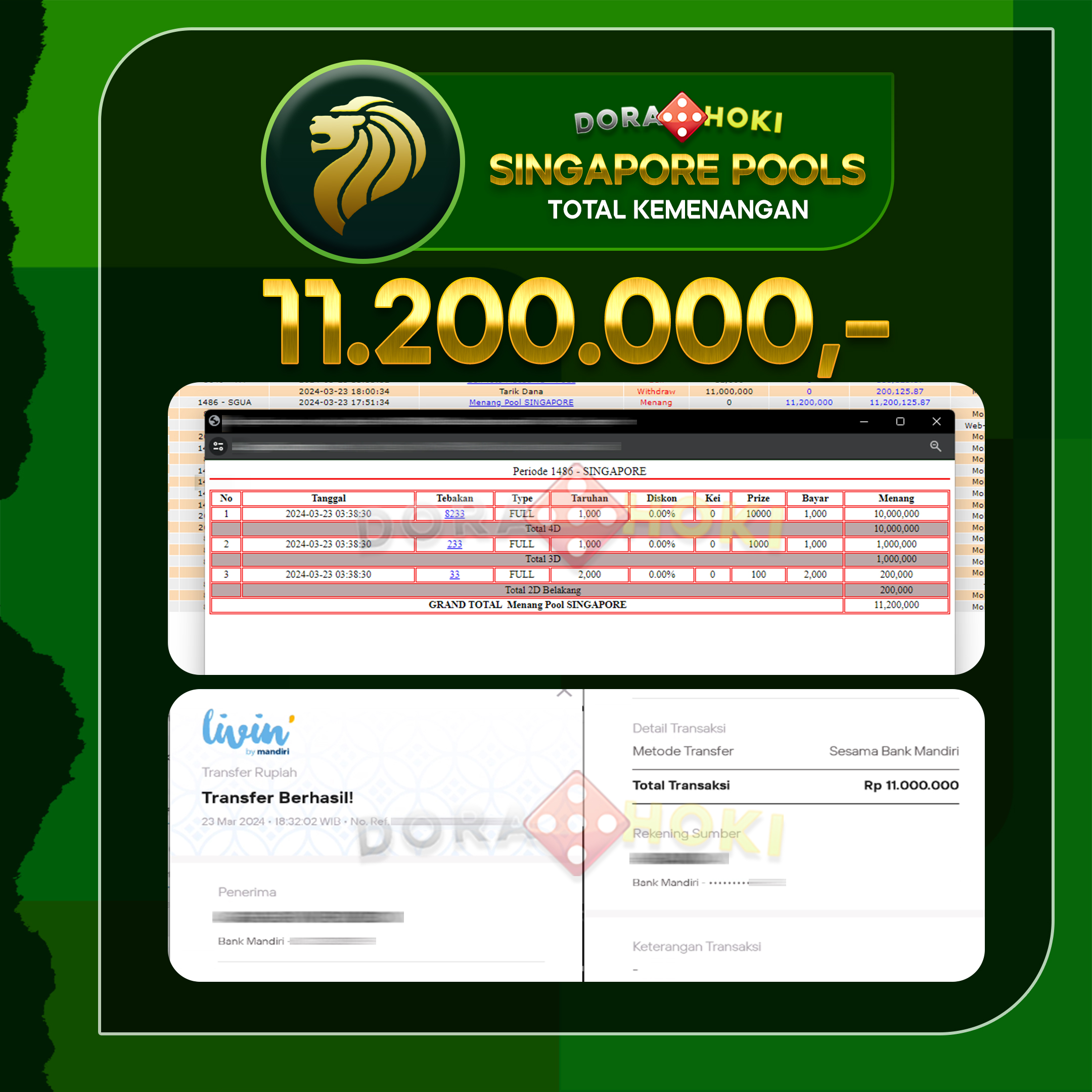 TOGEL SINGAPORE 11.200.000