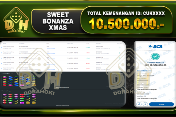 Sweet Bonanza Xmas 10.500.000