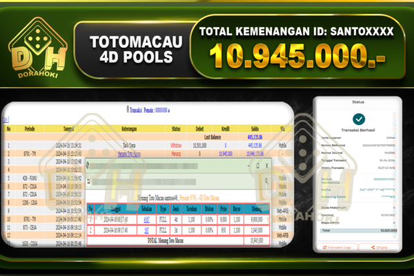 TOTO MACAU 10.945.000