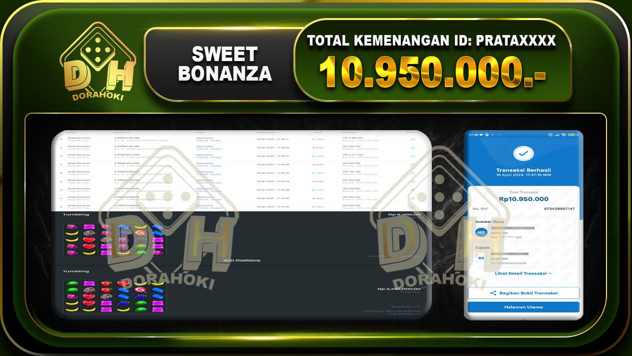 Sweet Bonanza 10.950.000