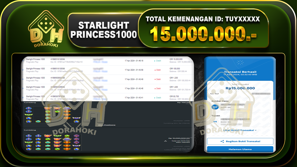 Starlight Princess 1000 15.000.000