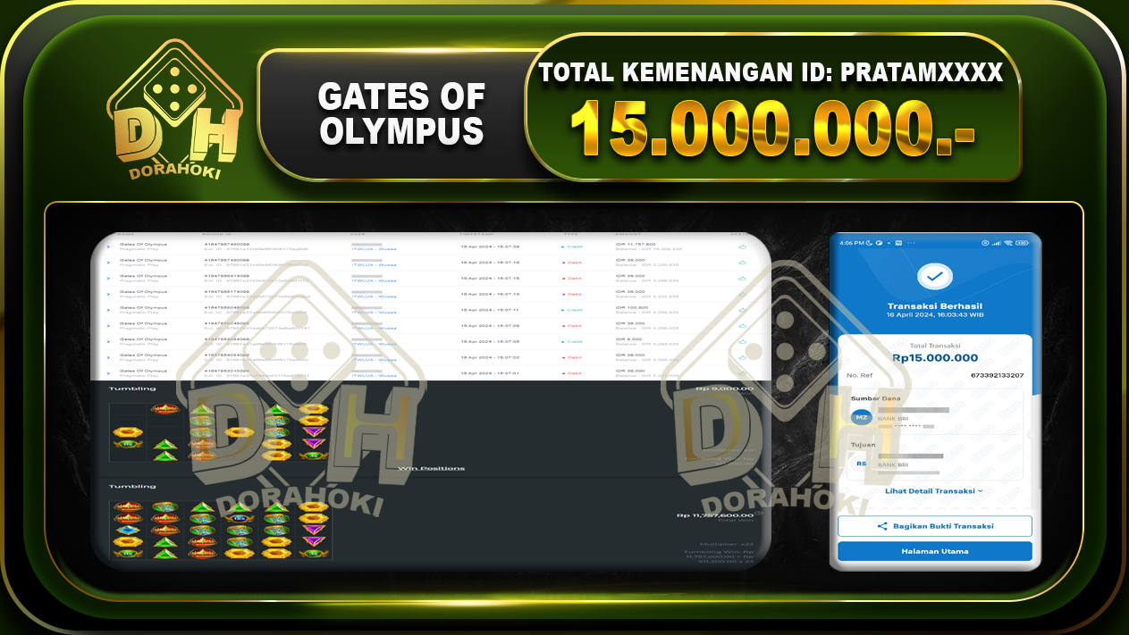 Gates Of Olympus 15.000.000