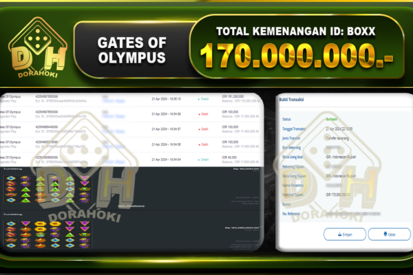 Gates Of Olympus 170.000.000