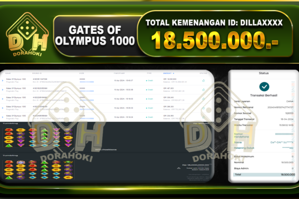 Gates Of Olympus 1000 18.500.000