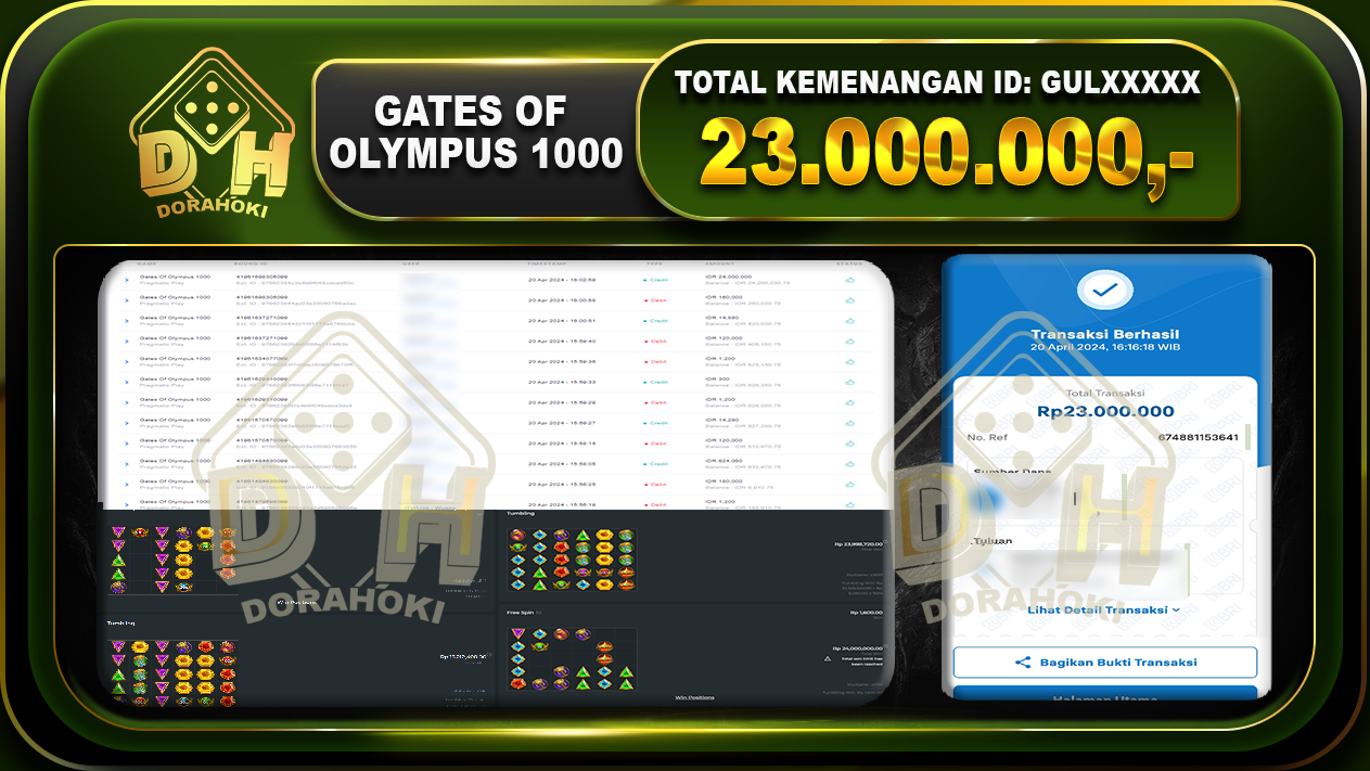 Gates Of Olympus 1000 23.000.000