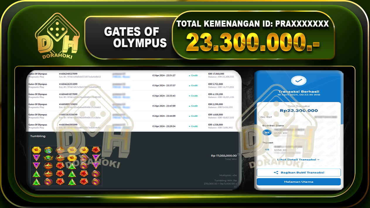 Gates Of Olympus 23.300.000