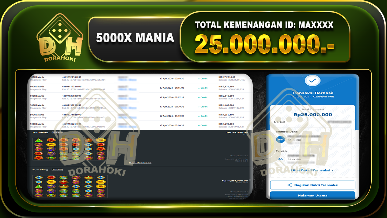 5000X MANIA 25.000.000