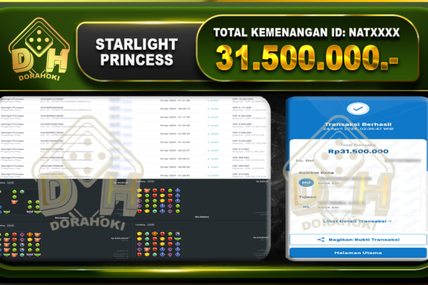 Starlight Princess 31.500.000