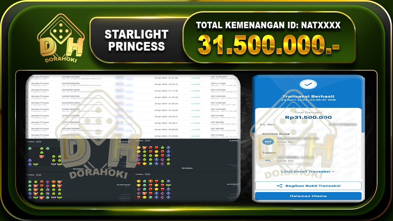 Starlight Princess 31.500.000