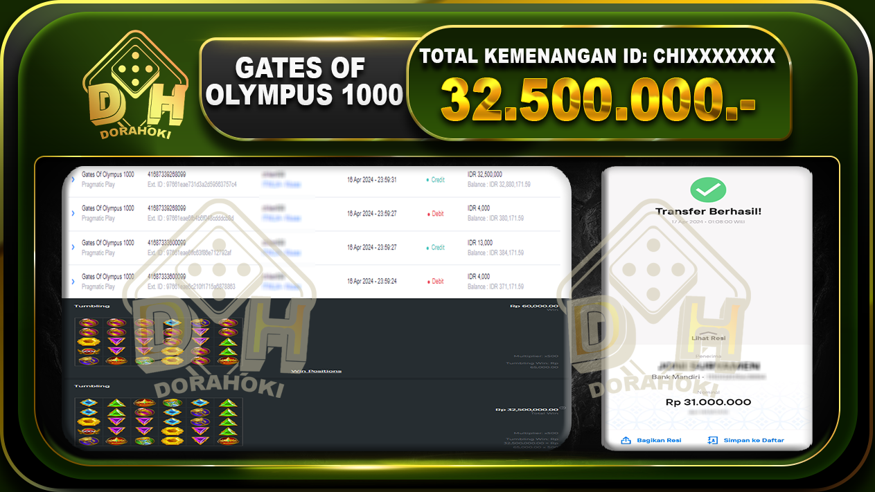 Gates Of Olympus 1000 32.500.000