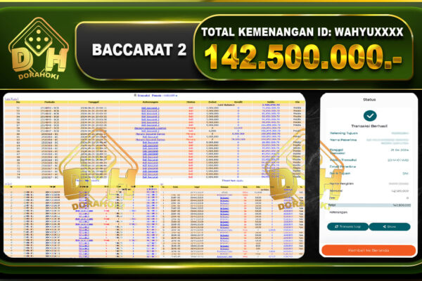 Baccarat 2 142.500.000