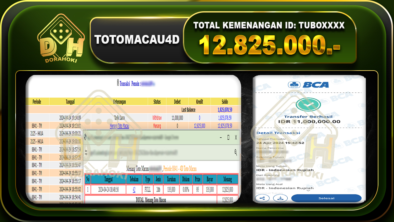 TOTO MACAU 12.825.000