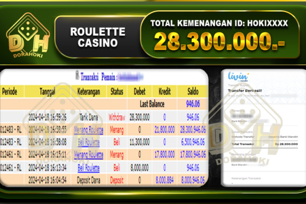 ROULETTE 28.300.000