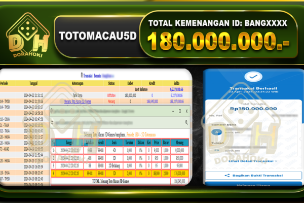 TOTOMACAU 5D 180.000.000