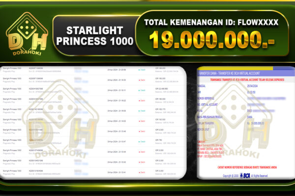 Starlight Princess 1000 19.000.000