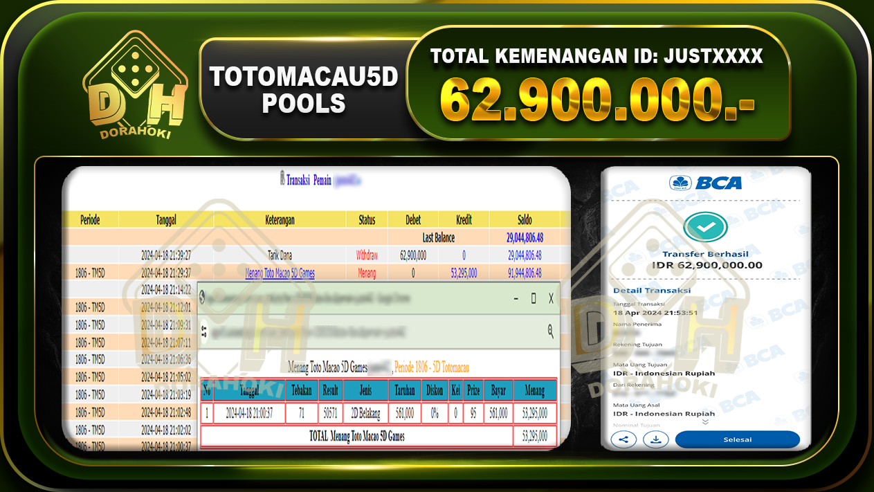 TOTOMACAU 5D 62.900.000