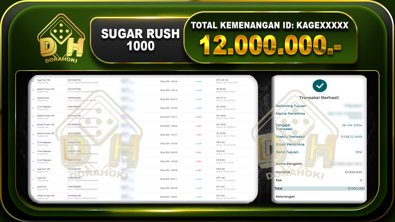 Sugar Rush 12.000.000