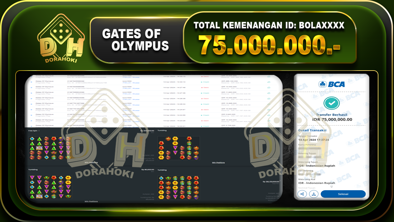 Gates Of Olympus 75.000.000