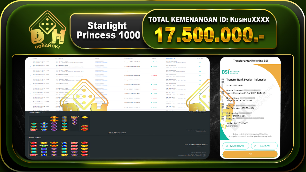 Starlight Princess 1000 17.500.000