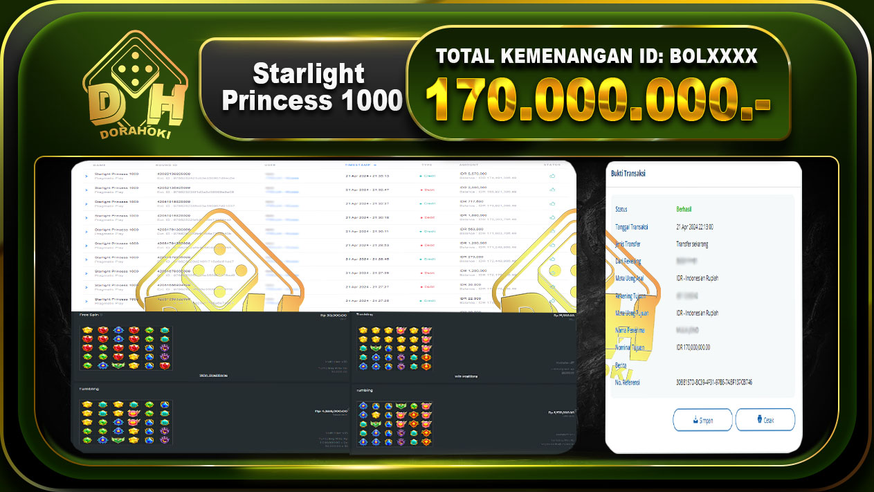 Starlight Princess 1000 170.000.000