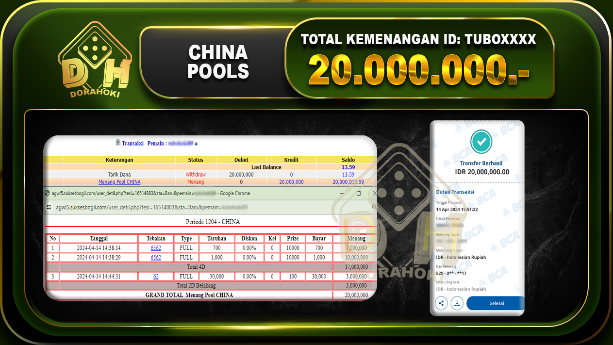 TOGEL CHINA 20.000.000