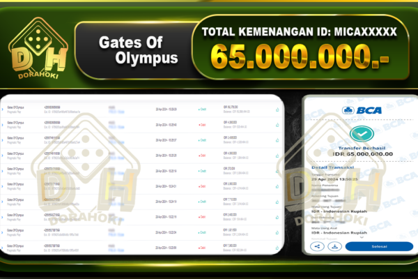 Gates Of Olympus 65.000.000