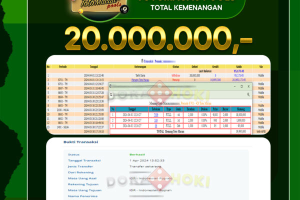 TOTO MACAU 20.000.000