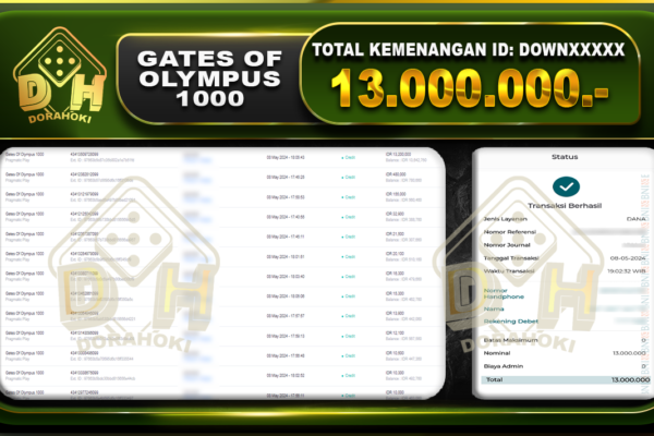 Gates Of Olympus 1000 13.000.000