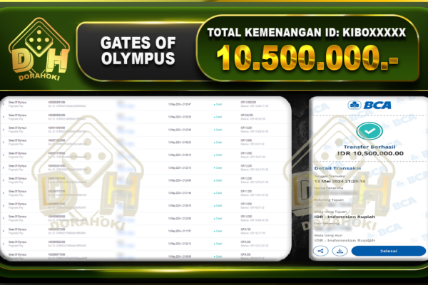 Gates Of Olympus 10.500.000