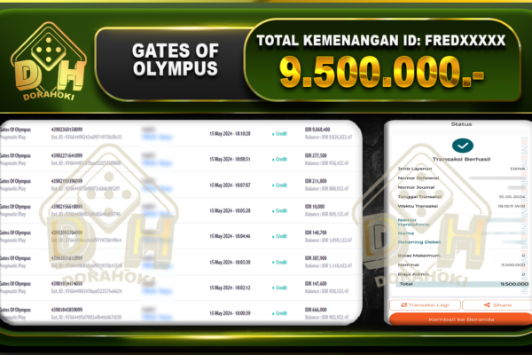 Gates Of Olympus 9.500.000