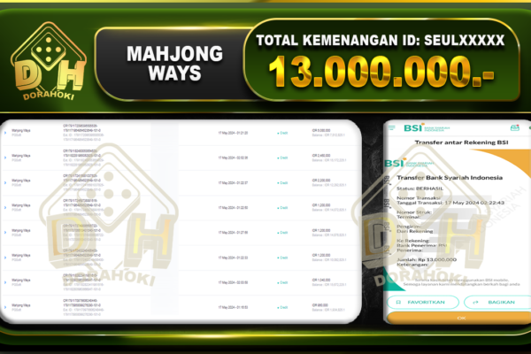 Mahjong Ways 13.000.000