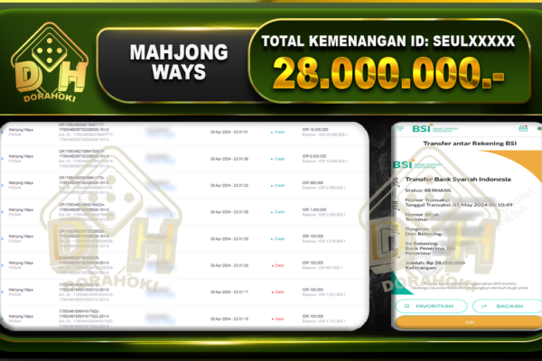 Mahjong Ways 28.000.000