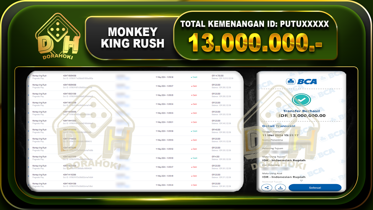 Monkey King Rush 13.000.000