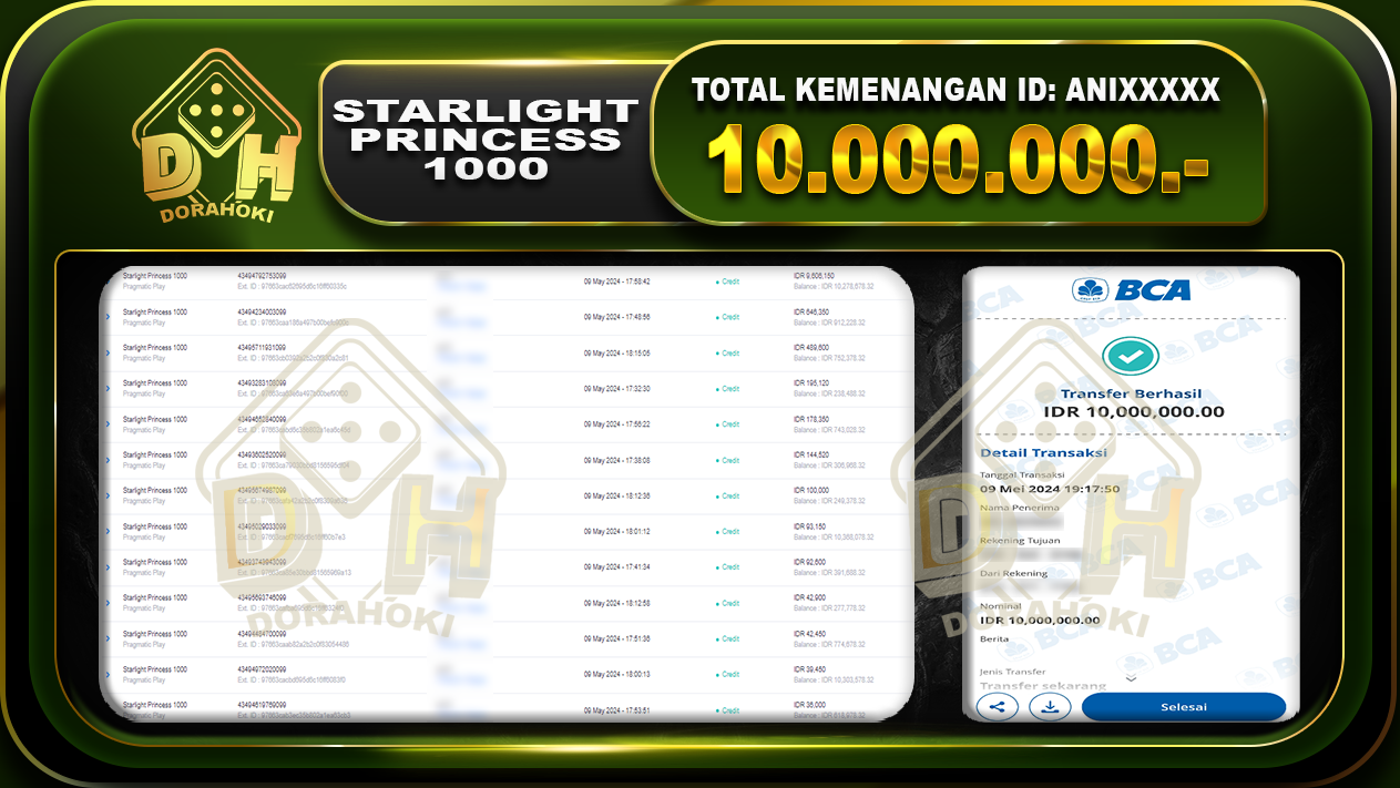 Starlight Princess 1000 10.000.000