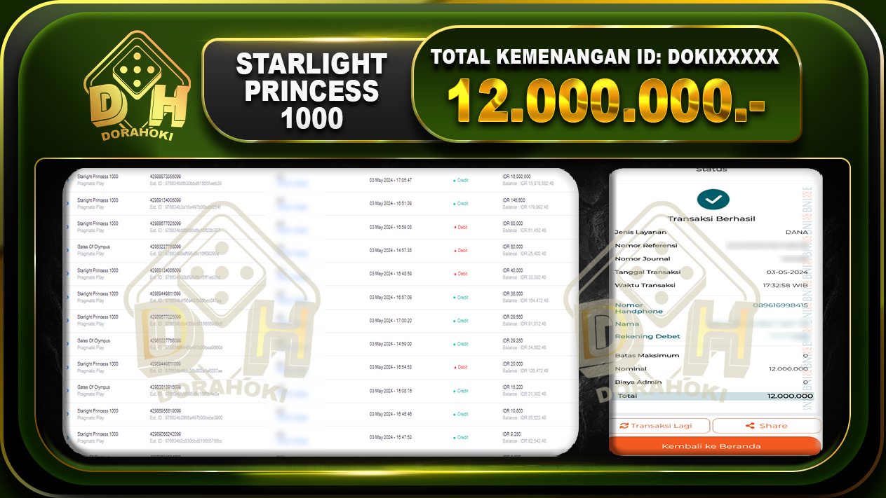 Starlight Princess 1000 12.000.000