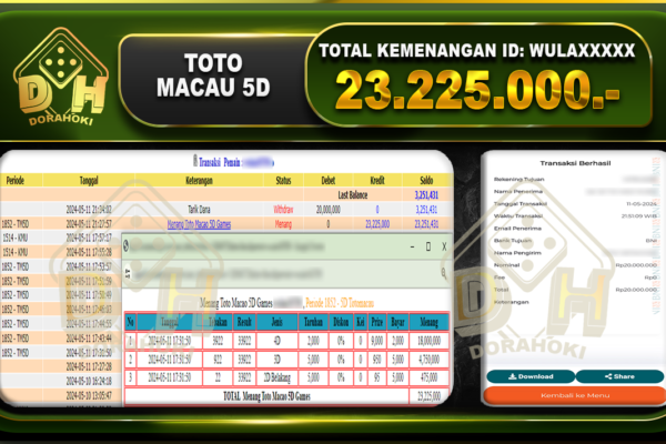 TOTOMACAU 5D 23.225.000